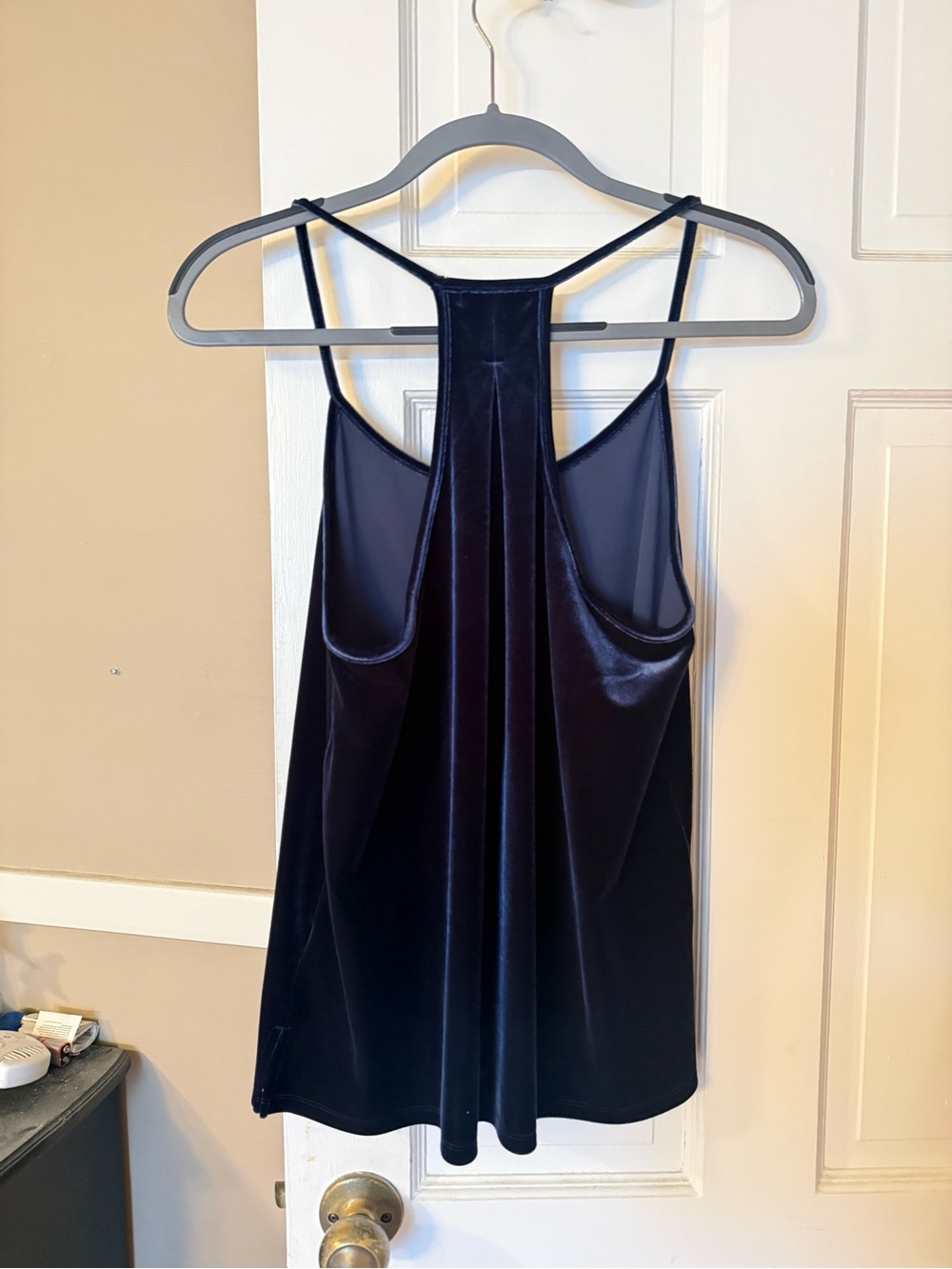 GAP Navy Velvet Racerback Camisole
